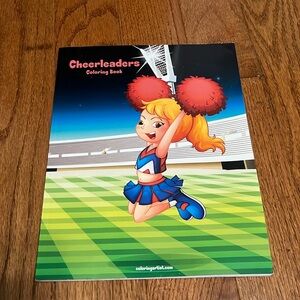 Cheerleaders coloring book